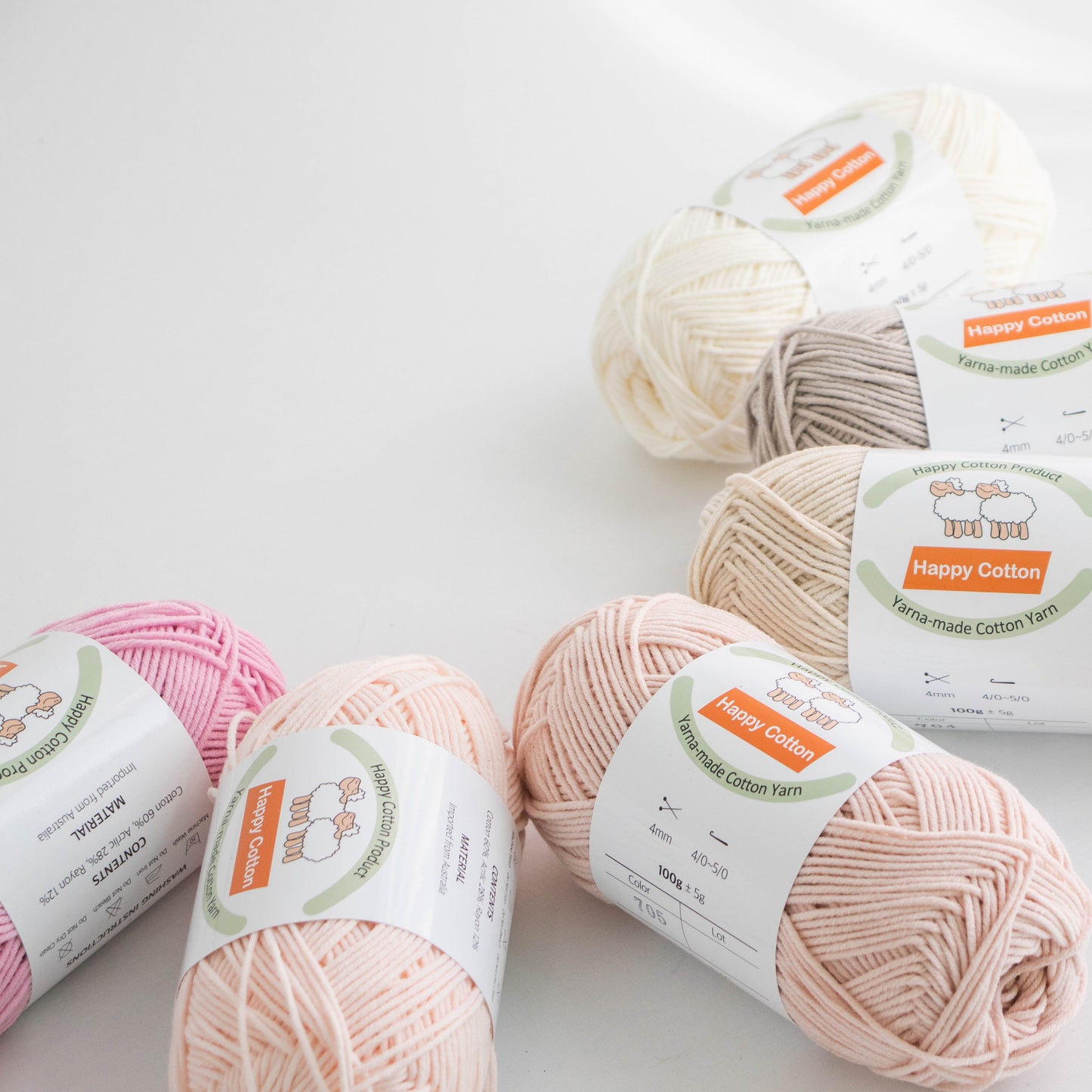 Happy Cotton (45g) (94 colors)