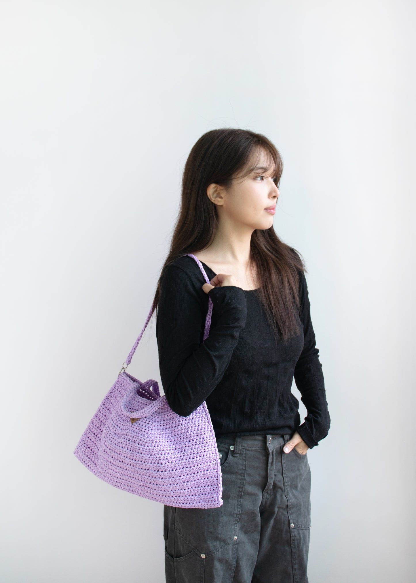 DIY Package | Plain Leather Two-way Bag