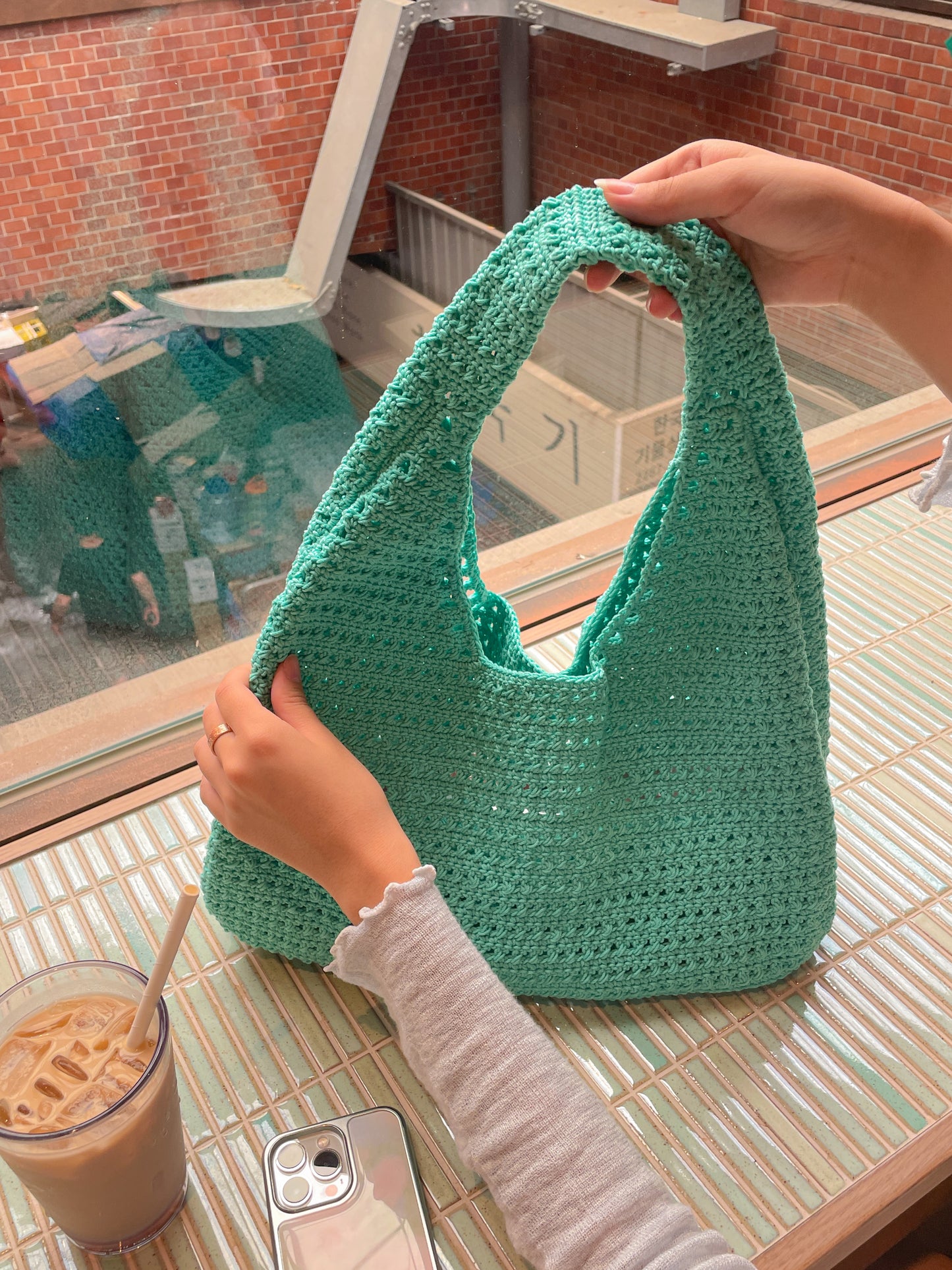 DIY パッケージ | シャブリチェック ネットポケットバッグ