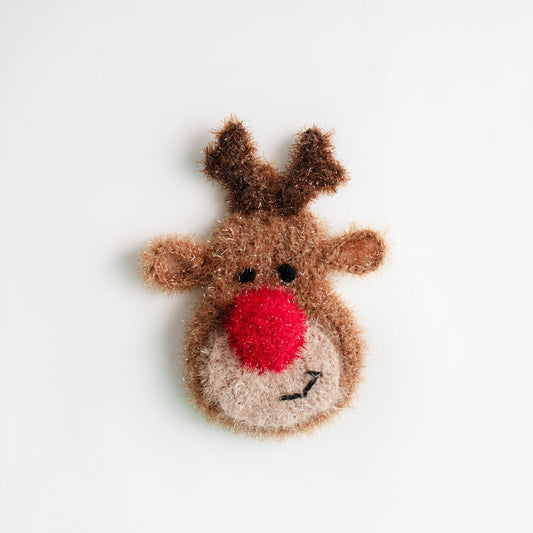 Christmas Rudolph High Luffa | Pattern ONLY