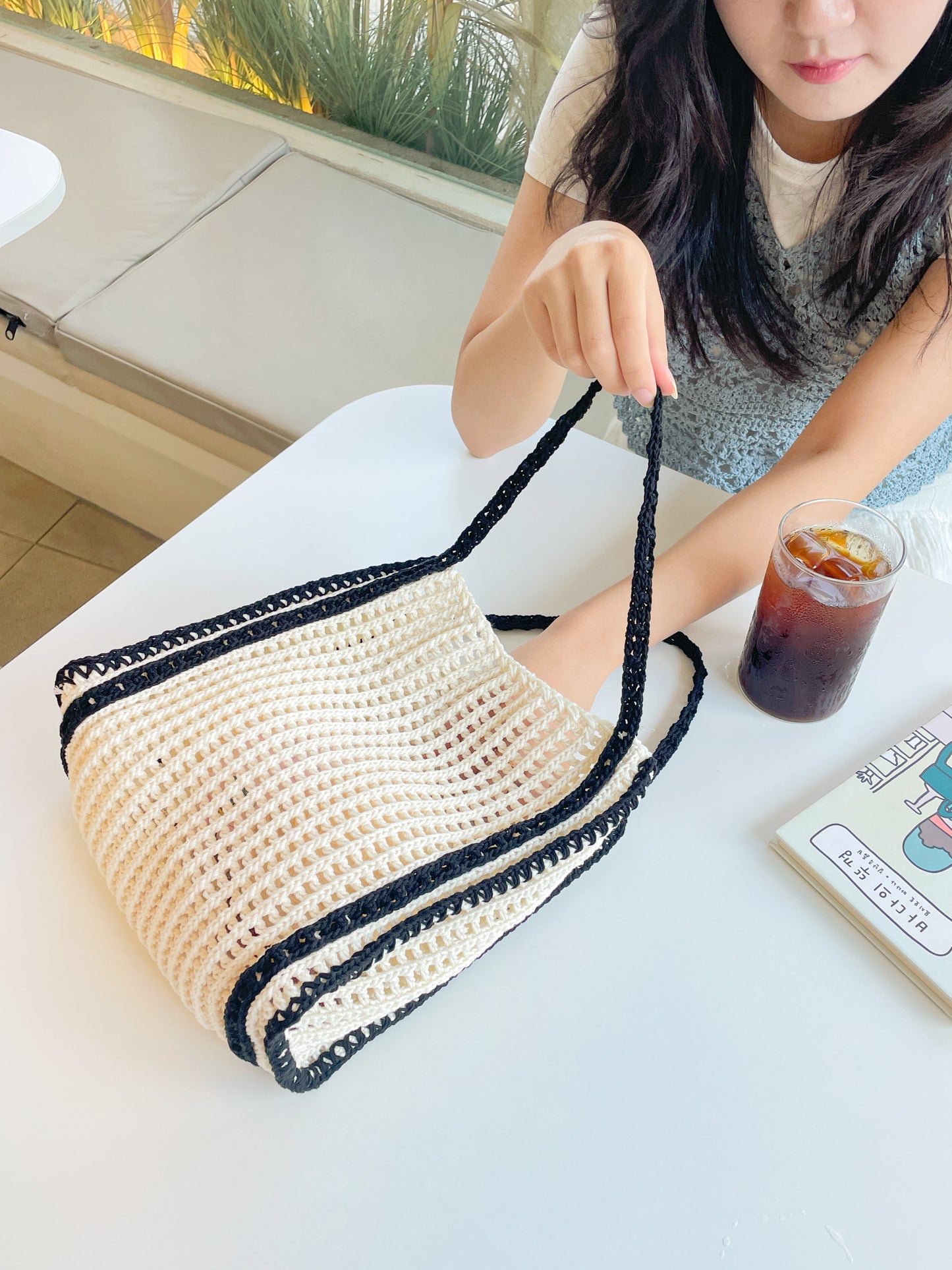 DIY パッケージ | シャブリチェック ネットポケットバッグ