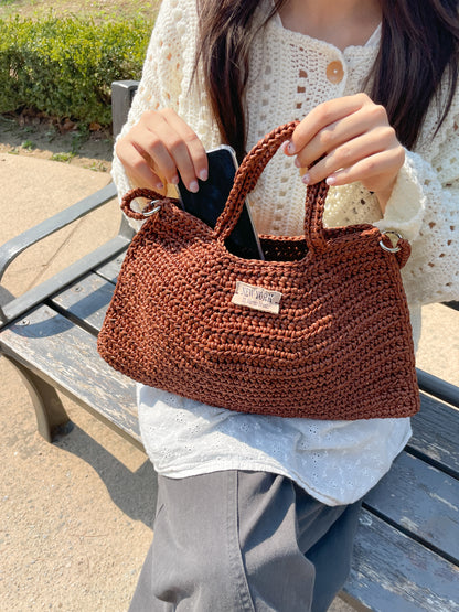 DIY Package | Plain Leather Two-way Bag
