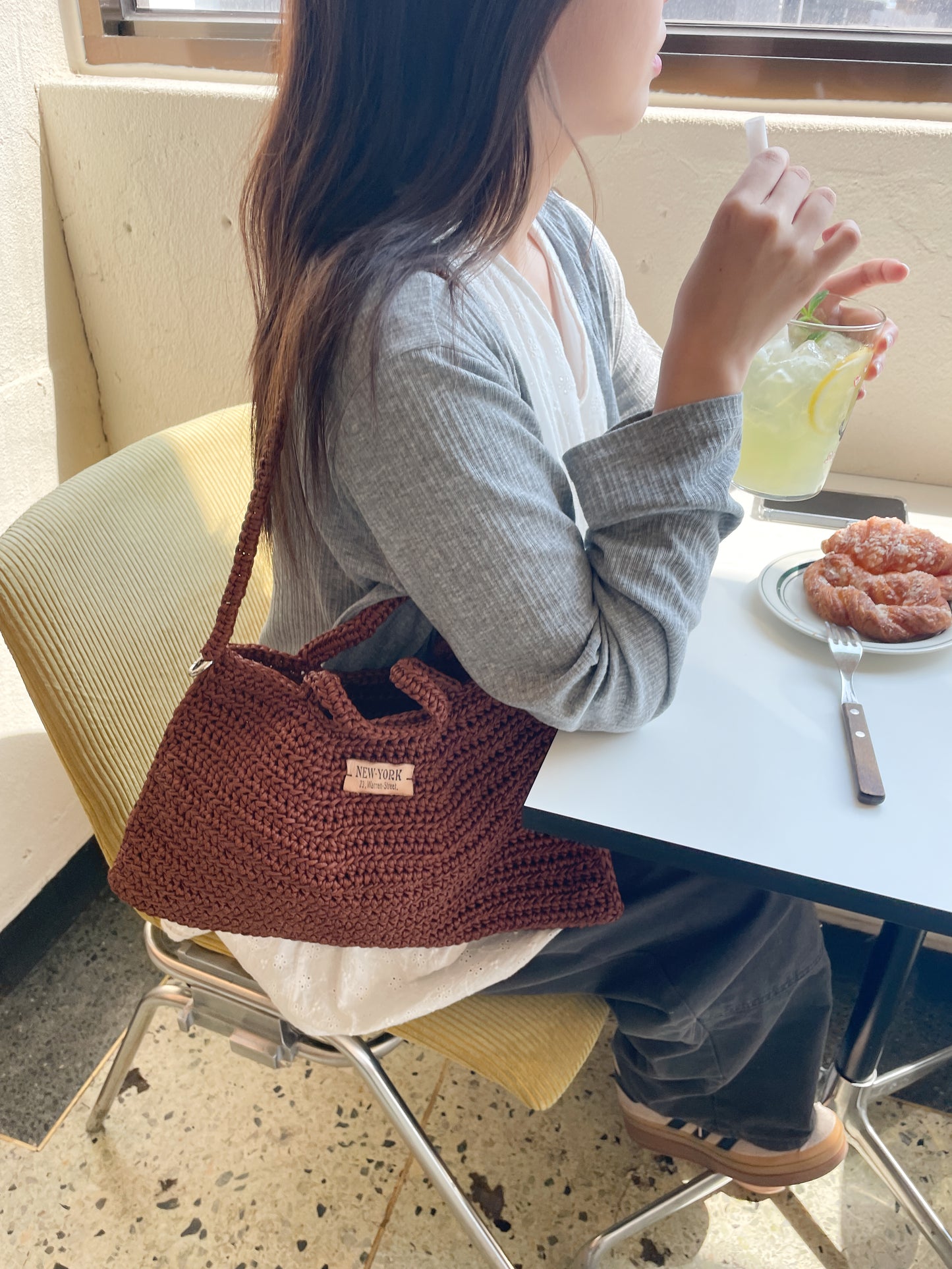 DIY Package | Plain Leather Two-way Bag