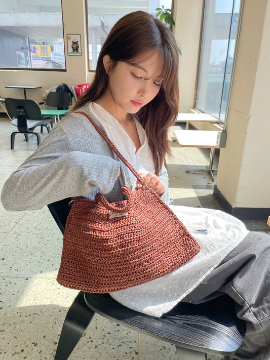 Plain Leather Two-way Bag | Pattern ONLY