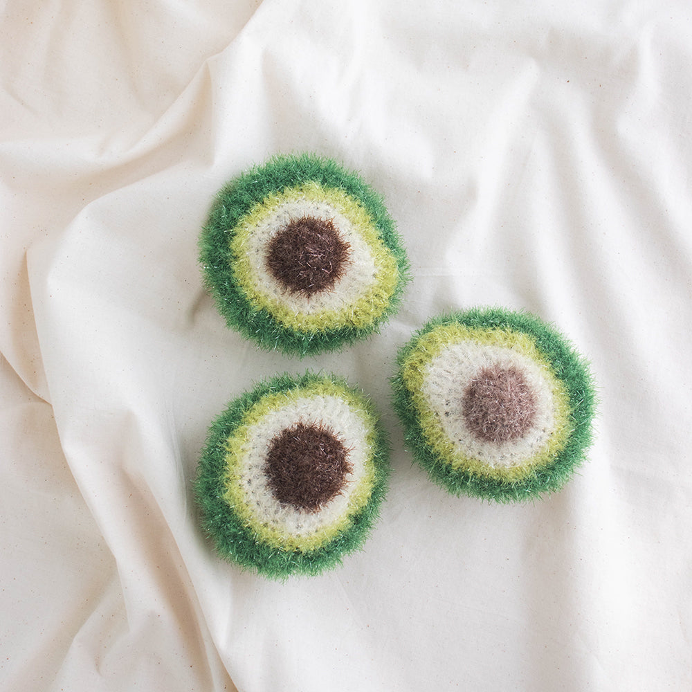 Avocado Crochet Scrubber | Pattern ONLY