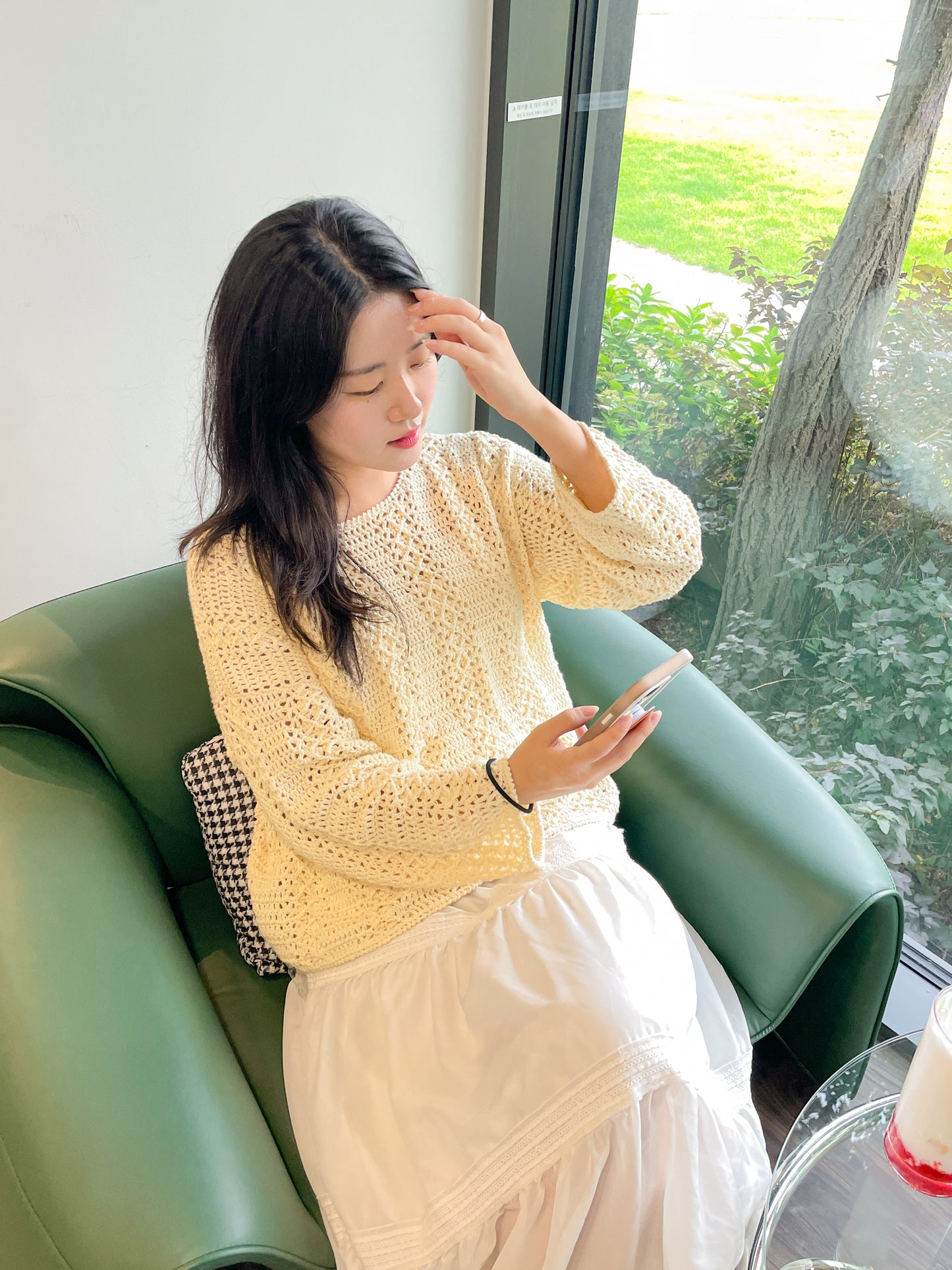 Cotton Cream Mori Sweater | Pattern ONLY