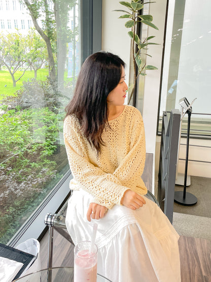 DIY Package | Cotton Cream Mori Sweater