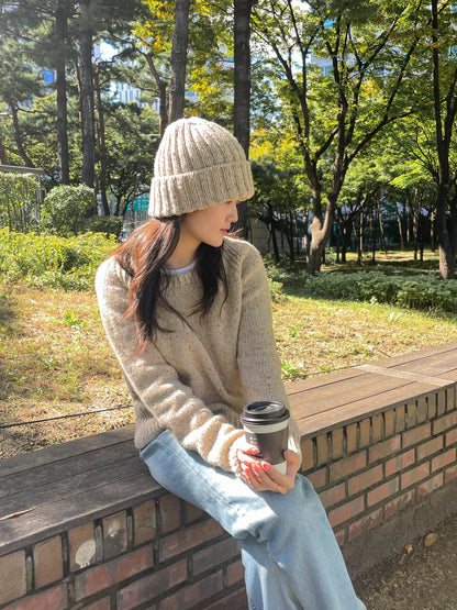 Linda Merino Classic Beanie| Pattern ONLY
