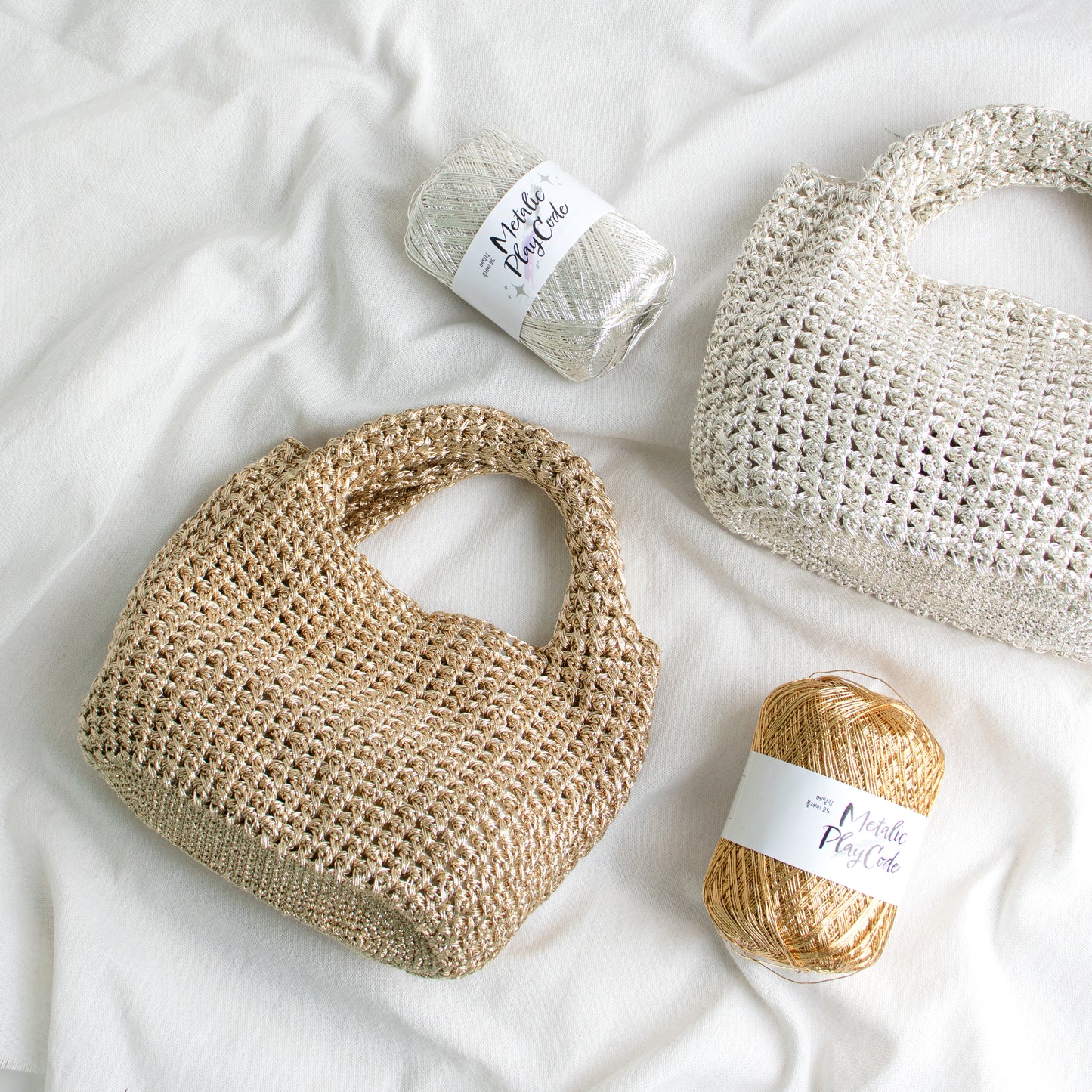 DIY Package | Metallic Play Code Bagel Bag (NEW colors)