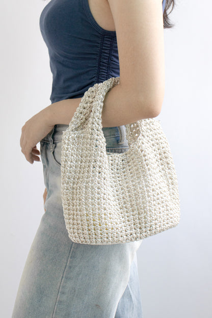 Metallic Play Code Bagel Bag | Pattern ONLY