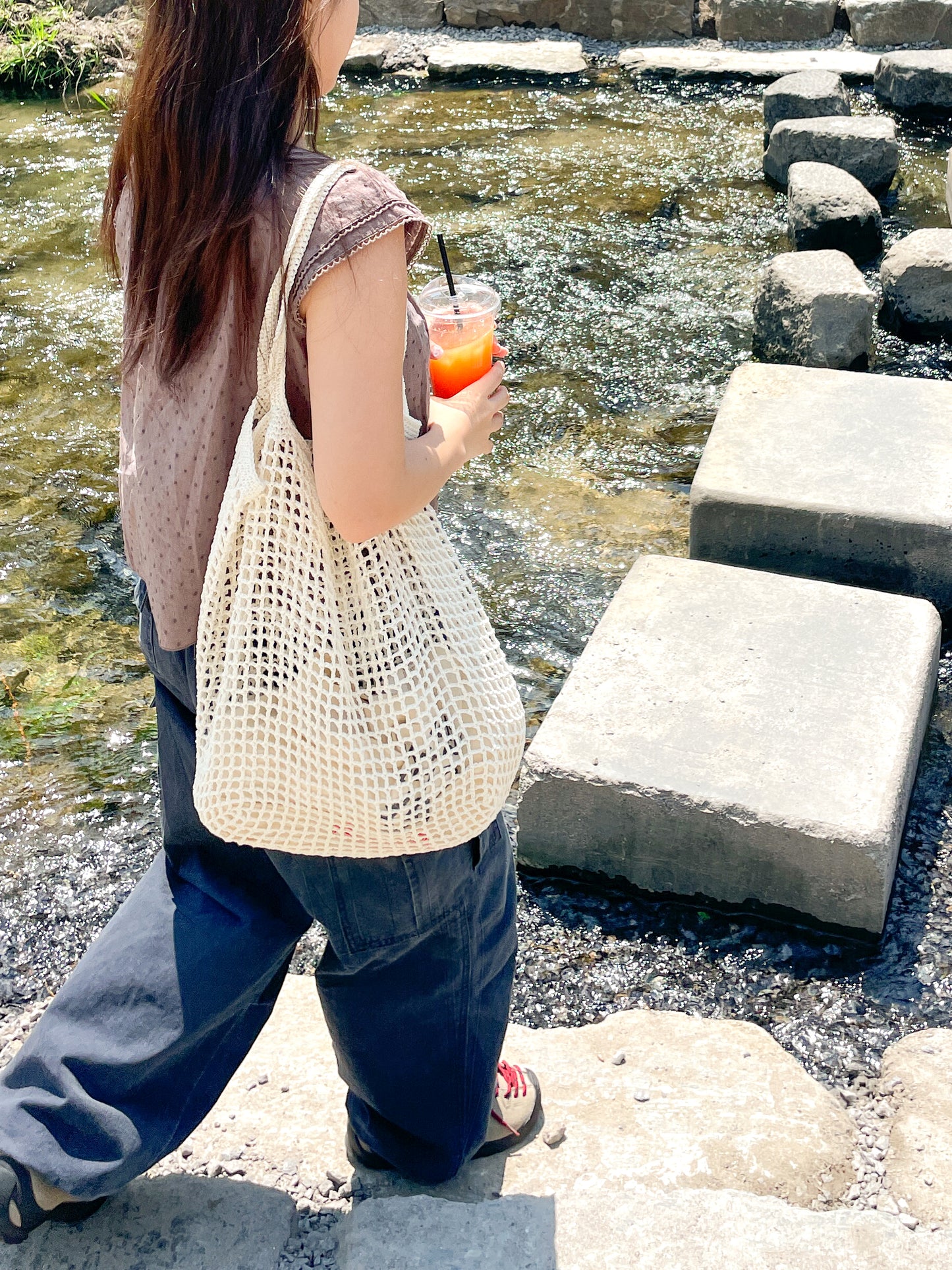 Hanji Soul Big Net Bag | Pattern ONLY