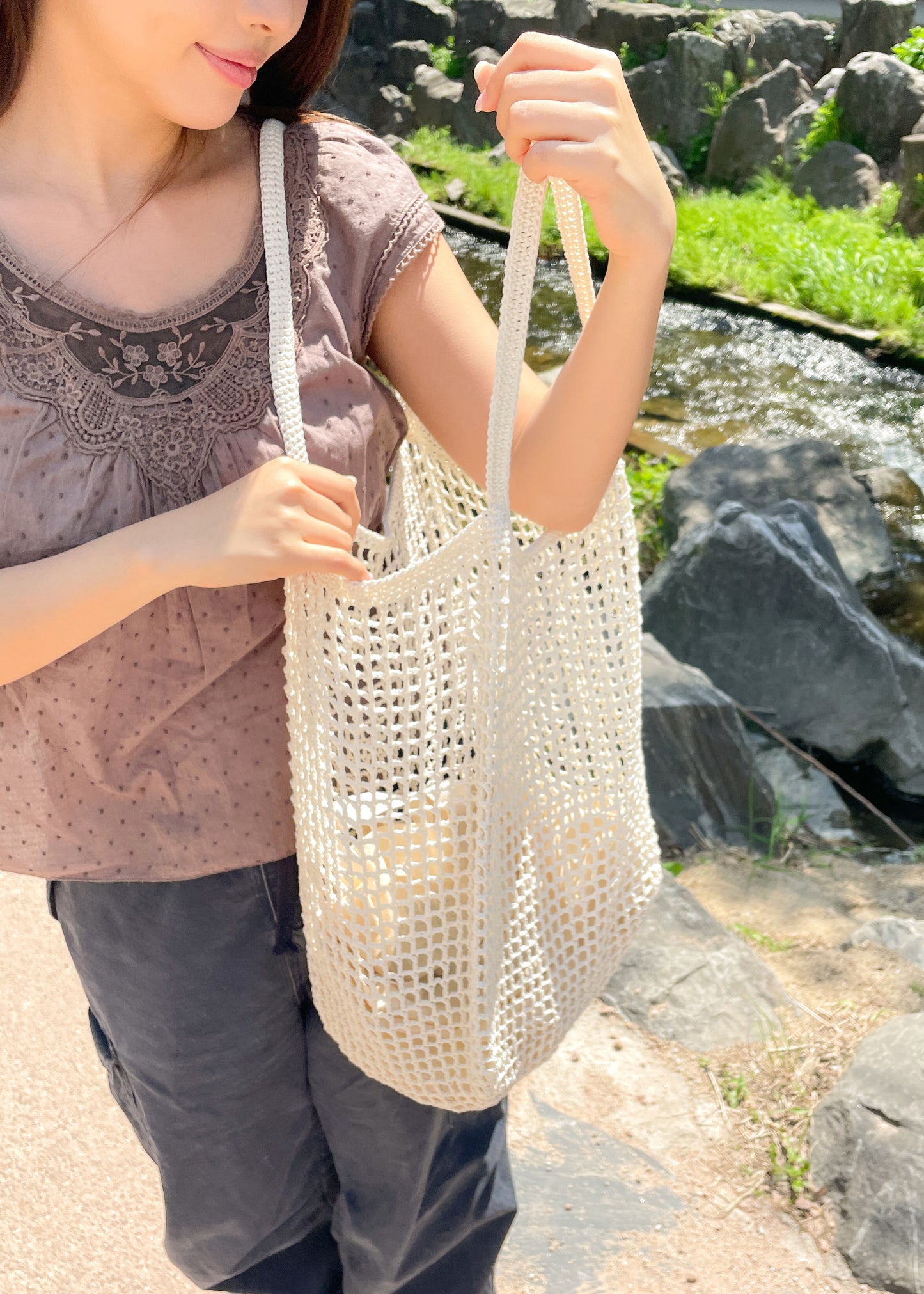 Hanji Soul Big Net Bag | Pattern ONLY