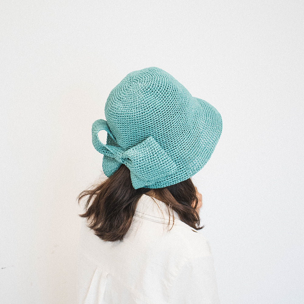 Lattan Romantic Bow Hat | Pattern ONLY