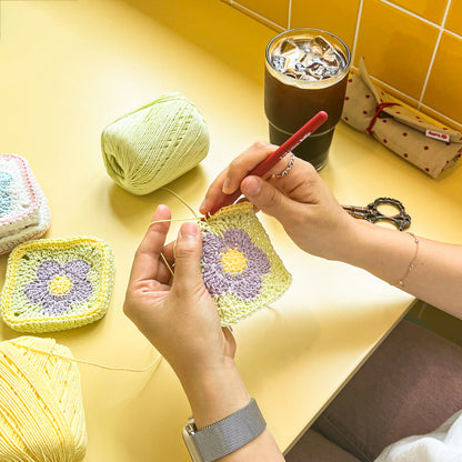 Chablis Check Net Flower Pocket Bag | Pattern ONLY
