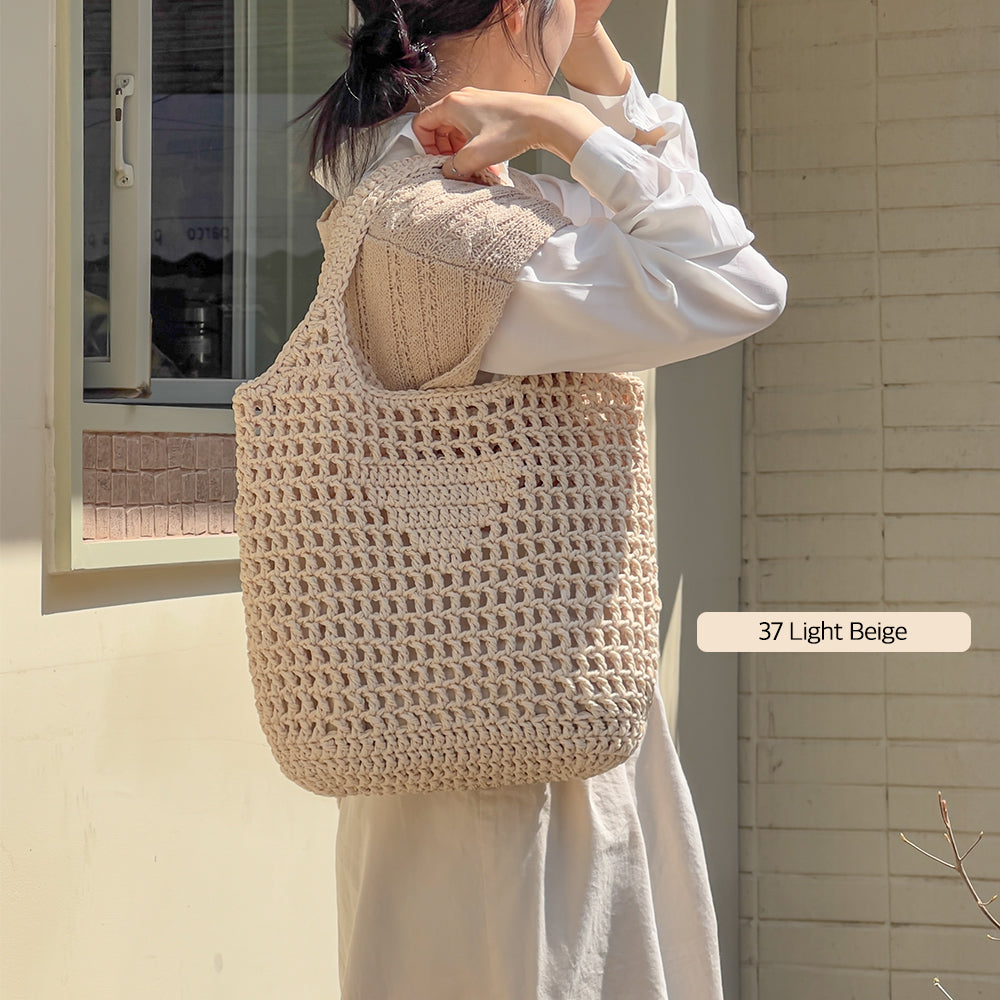 Soi Triangle Net Bag Pattern ONLY - Yarn-a