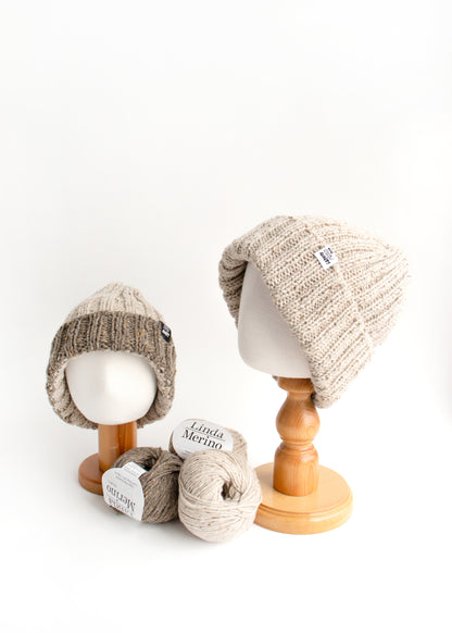 Linda Merino Classic Beanie| Pattern ONLY