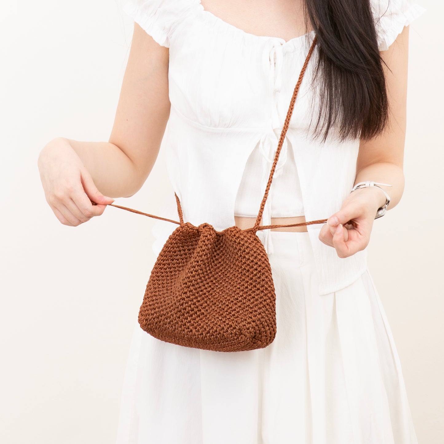 Slim Leather Dumpling Pouch | Pattern ONLY