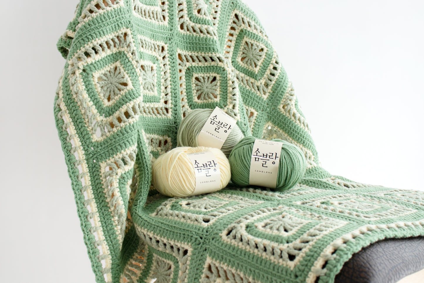 ソムブランフォレストブランケット編み図 - JAPANESE ver.