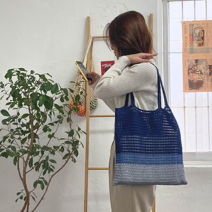 Muse 3colors Crochet Eco Bag | Pattern ONLY