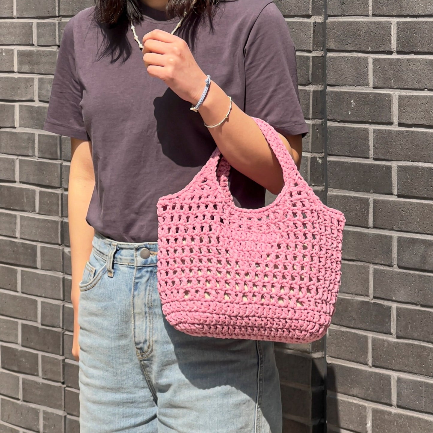 Biscuit Triangle Net Bag (Mini) | Pattern ONLY