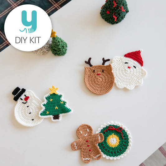 DIY Package | Happy Cotton Christmas Ornament Set