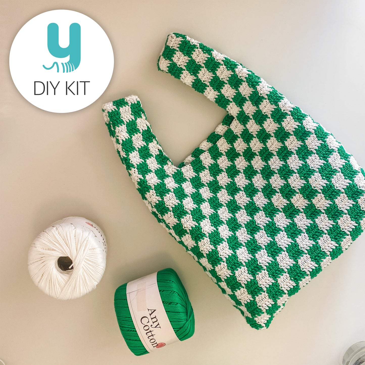 DIY Package | Any Cotton Check Tote Bag