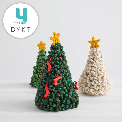 DIY パッケージ | ラムズウールのミニクリスマスツリー