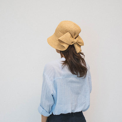 Lattan Romantic Bow Hat | Pattern ONLY