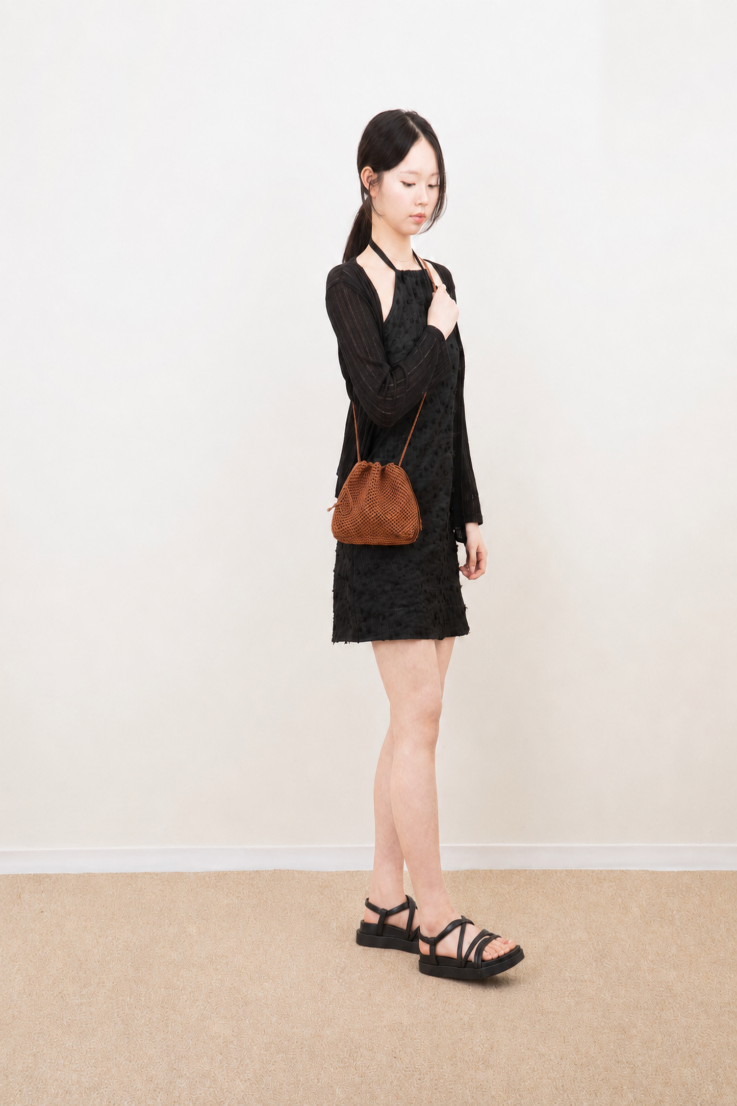 Slim Leather Dumpling Pouch | Pattern ONLY