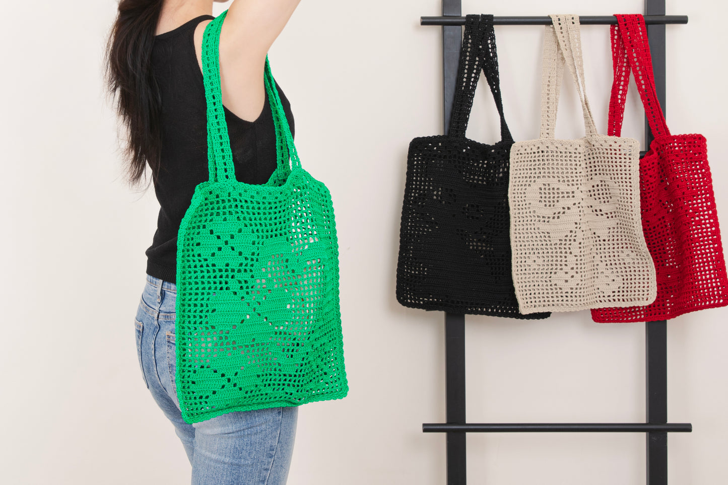 Muse Pattern Net Bag - Clover | Pattern ONLY
